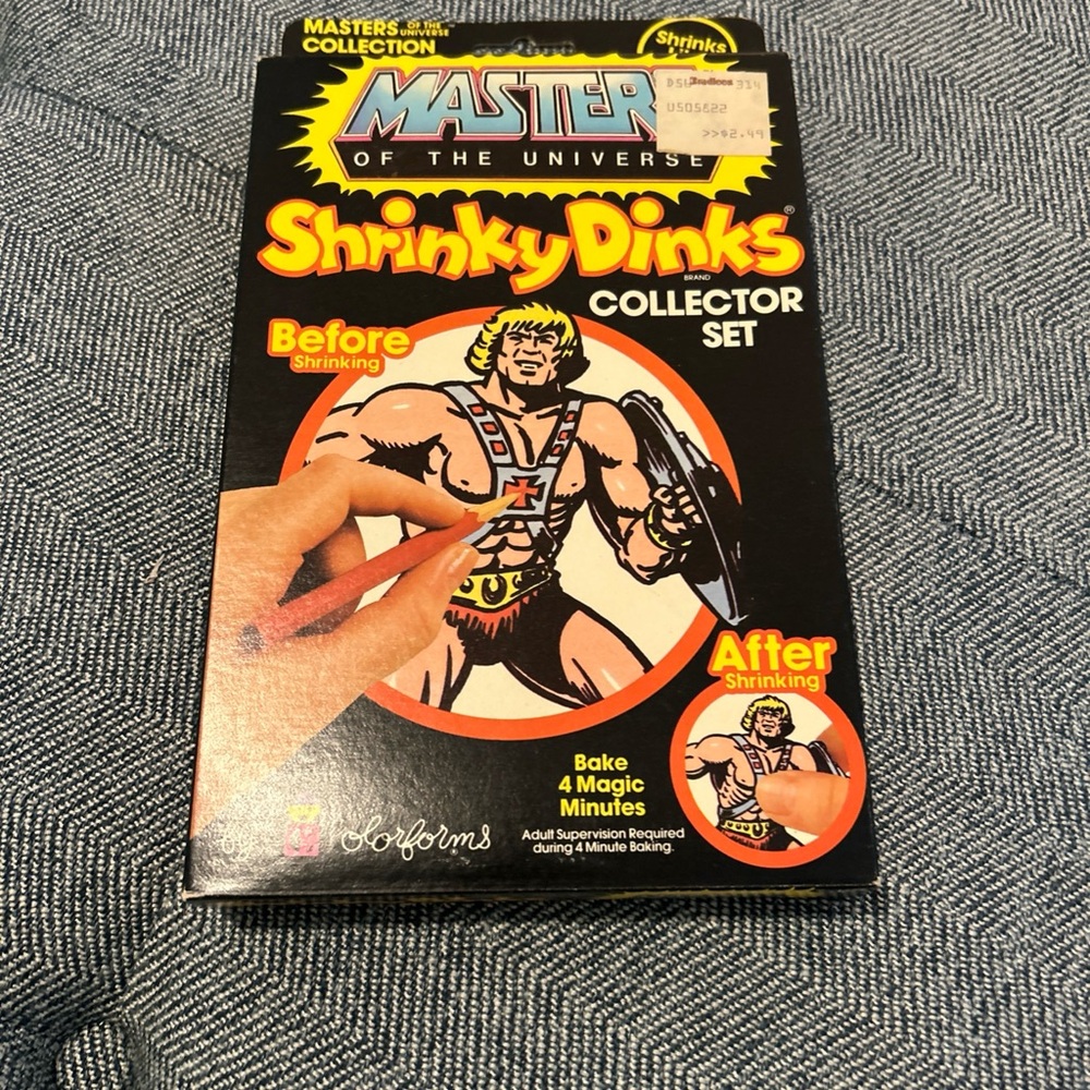 Vintage UNOPENED 1983 MASTERS OF THE UNIVERSE SHRINKY DINKS COLLECTOR SET